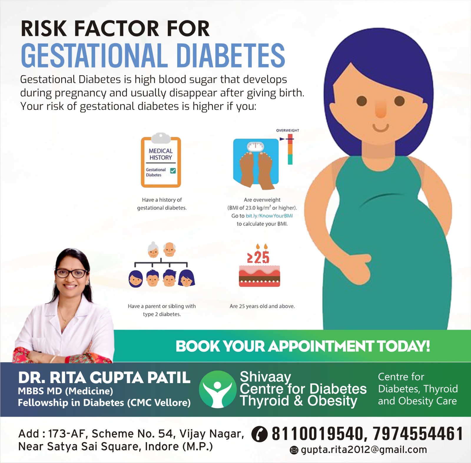 Best Diabetologist For Gestational Diabetes Near Me In Indore